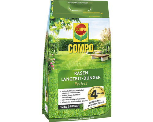Rasen Langzeit-Dünger Compo Perfect 12 kg 480 m²