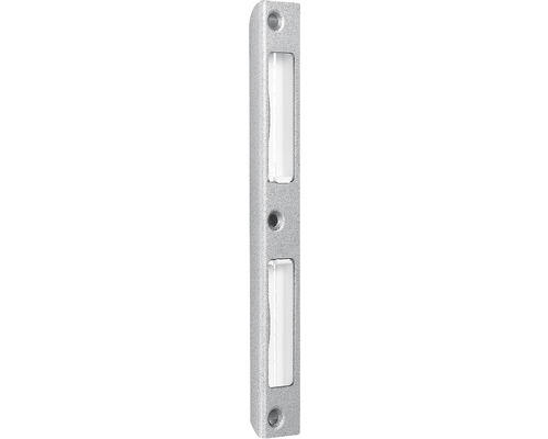 BKS Winkelschließblech für Zimmertür S 411 links/rechts Stahl silber 170x20x8 mm