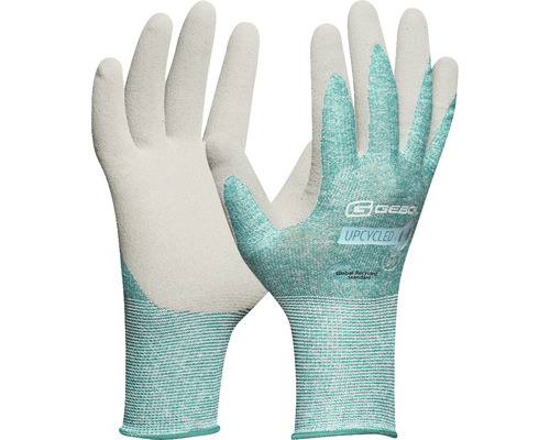 Handschuh mit Polyesterfaden aus recycelten PET-Flaschen Upcycled Strong Hellgrün, Gr. 7