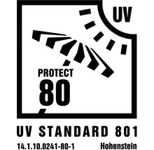 Seitenmarkise 1,6x3 Stoff Uni hellgrau Gestell RAL 9006 weißaluminium mit abnehmbarem Pfosten-thumb-4