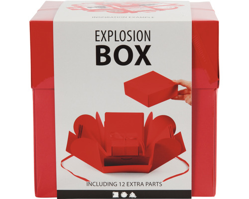 Explotion Box, Geschenkbox aus Karton
