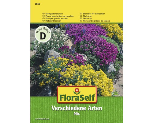 Blumensamenmix FloraSelf für Steingärten samenfestes Saatgut