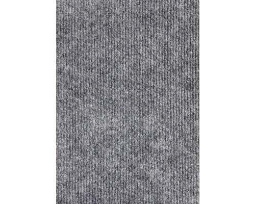 Teppichboden Rips Messina grau 400 cm breit (Meterware)