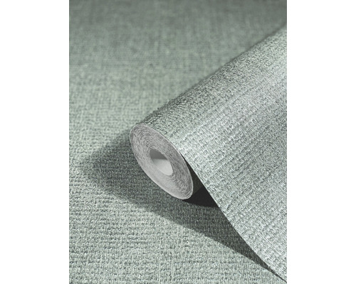 Vliestapete 85740 Natural Opulence by Felix Diener Uni Textil-Optik grau silber