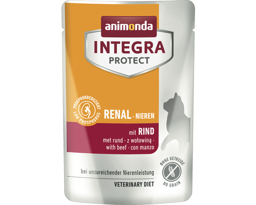 Katzenfutter nass animonda Integra Protect Renal mit Rind 85 g-0