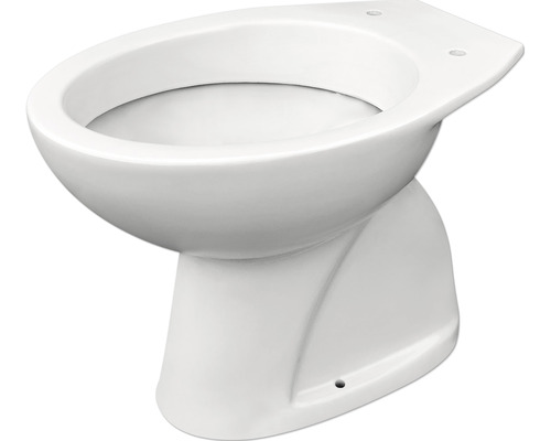 Stand-WC DNP Tiefspüler mit Spülrand weiß ohne WC-Sitz