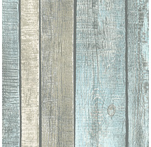 Vliestapete 31993-2 Best of Wood'n Stone 2 Holzbretter grau creme blau-thumb-3