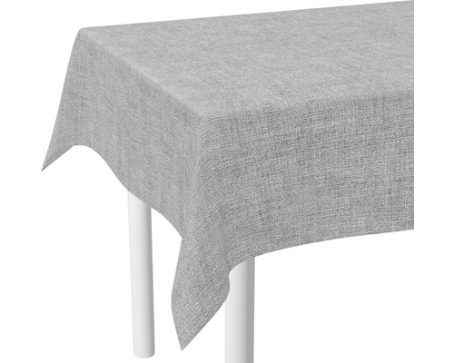 Tischläufer Tino Leinen grau x 140 40 cm | HORNBACH