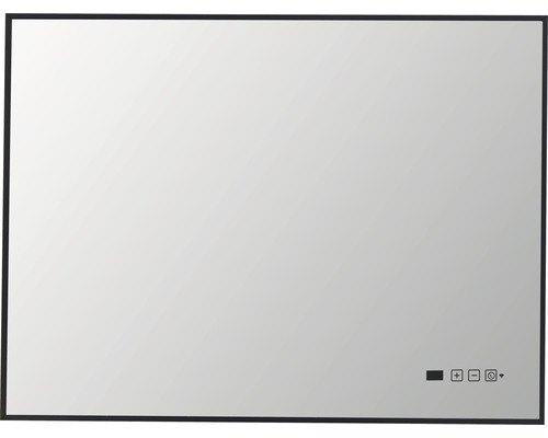 Infrarot Spiegelheizung 80 x 60 cm 600 W Wifi Touch