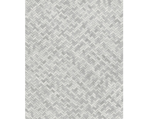 Vliestapete 33314 Botanica Geometrisch Holz-Optik grau silber