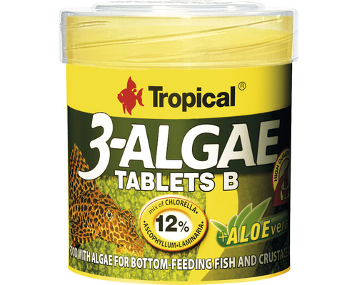 Futtertabletten Tropical 3-Algae Tablets B 50 ml-0