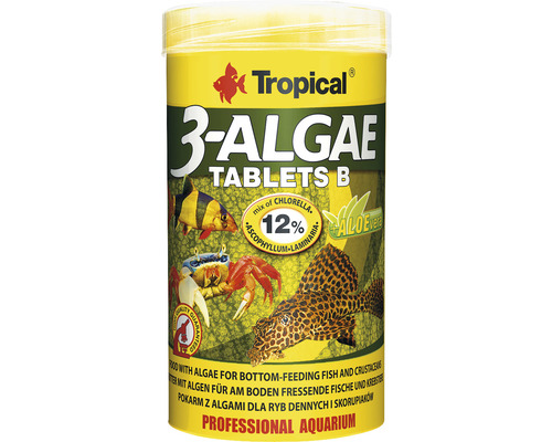 Futtertabletten Tropical 3-Algae Tablets B 250 ml