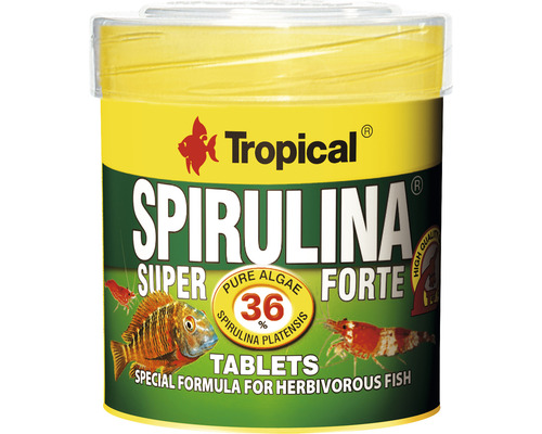 Futtertabletten Tropical Spirulina 36% Tablets 50 ml