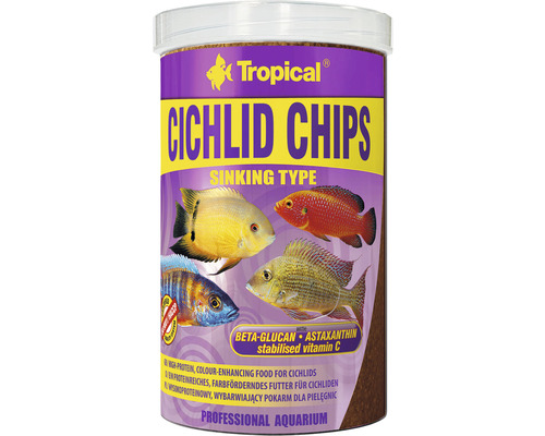 Futterchips Tropical Cichlid Chips 1 l-0