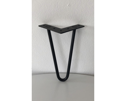 Tarrox Möbelfuß SPIDER Hairpin Ø 58 x 200 mm schwarz 1 Stück