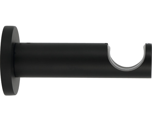 Wandträger 1-läufig für Premium Black Line schwarz Ø 20/28 mm 9,5 cm lang 1 Stk.