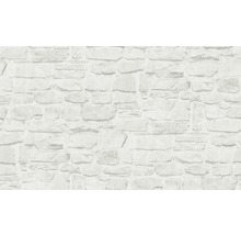 Tapete selbstklebend 38590-1 Steinoptik 3D weiß grau 8,40 x 0,53 m-thumb-4