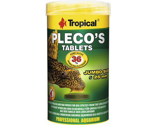 Futtertabletten Tropical Plecos Tablets 250 ml