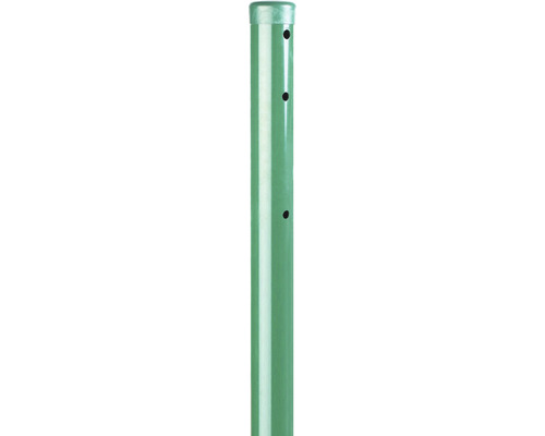 Kombipfosten ALBERTS für Wellengitter-Einzel- und Doppeltore RAL 6005 zum Einbetonieren Ø 6 x 200 cm grün-0