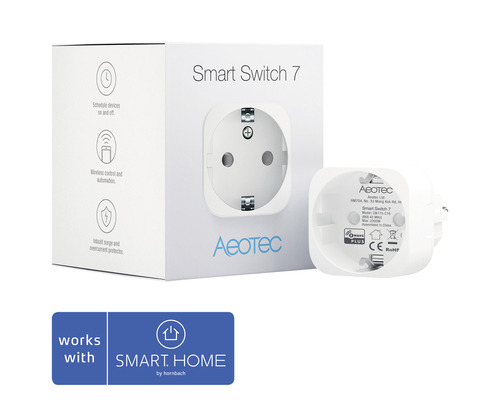 Aeotec Smart Switch 7 Zwischenstecker mit Energiemessfunktion - Kompatibel mit SMART HOME by hornbach-0