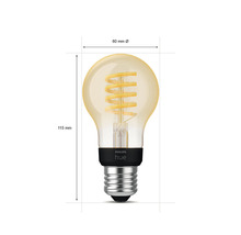 Philips hue Lampe White Ambiance dimmbar gold Filament A60 E27/7W(40W) 550 lm 2200K-6500 K - Kompatibel mit SMART HOME by hornbach-thumb-3
