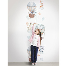 Fototapete Vlies 45867 Kids Walls Messlatte Heißluftballon Tiere 1-tlg. 270 x 53 cm-thumb-1