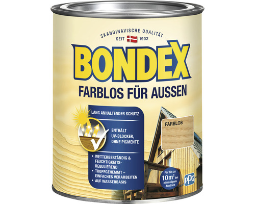 BONDEX Lasur Außen farblos 750 ml