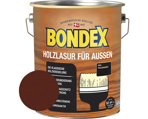BONDEX Holzlasur rio palisander 4,0 l