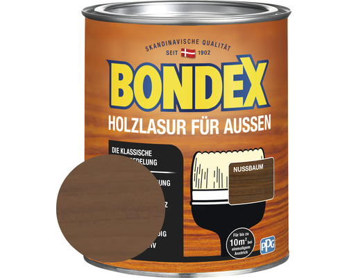 BONDEX Holzlasur nussbaum 750 ml