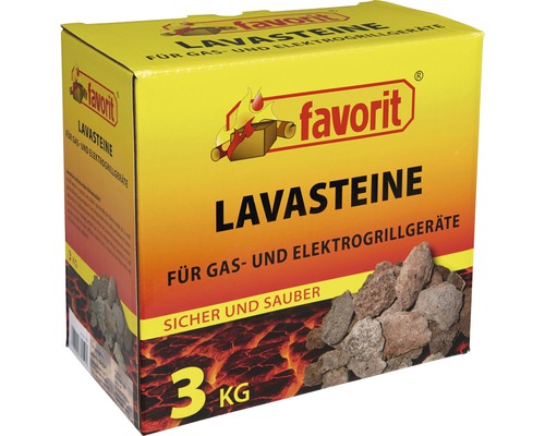 favorit Lavasteine 3kg für Gas- und Elektrogrills-0