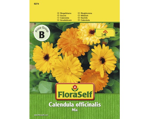 Ringelblume 'Mix' FloraSelf samenfestes Saatgut Blumensamen