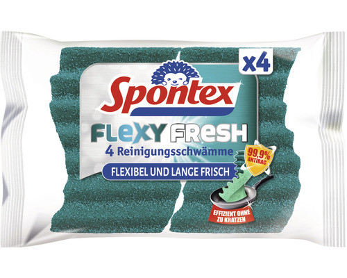Spontex Flexy Fresh Reinigungsschwamm 4 Stück-0