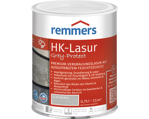 Remmers HK-Lasur grey protect platingrau 750 ml-0