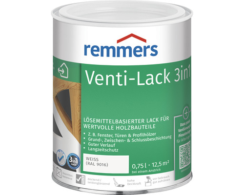 Remmers Venti Decklack weiß 750 ml-0