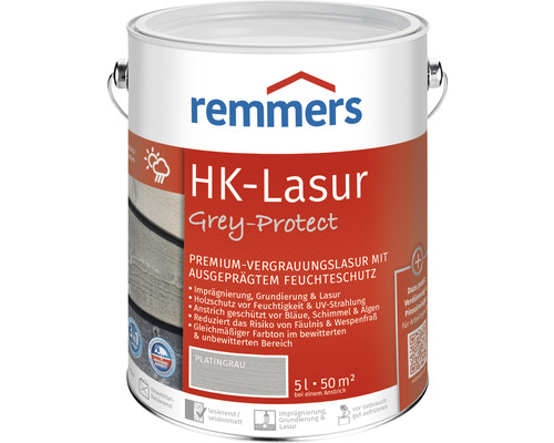 Remmers HK-Lasur grey protect platingrau 5 l