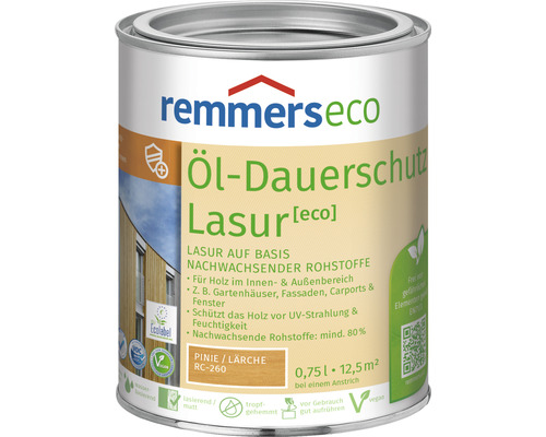 Remmers eco Öl-Dauerschutzlasur pinie lärche 750 ml