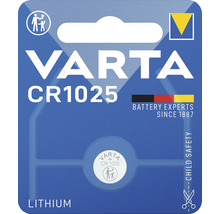 Varta Batterie Electronics CR1025 Knopfzelle Lithium-thumb-0