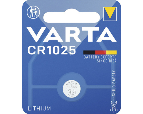 Varta Batterie Electronics CR1025 Knopfzelle Lithium-0