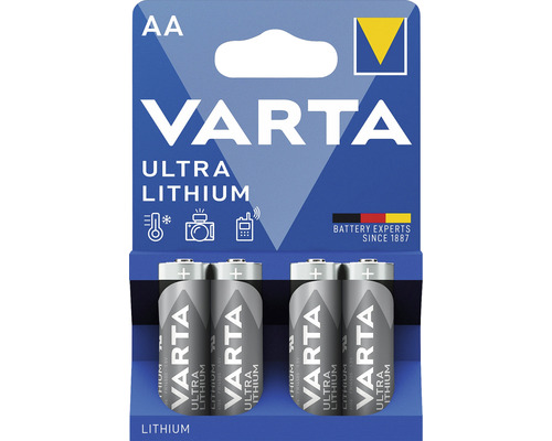 Varta Batterie AA Mignon Professional Lithium 4 Stück