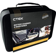 CTEK MXS 5.0 Set 5A 1.2–110 Ah Ladegerät, Comfort Indicator Eyelet M8 mit Ladezustandanzeige und Anschlussklemmen CONNECT CLAMP inkl. Transporttasche-thumb-2