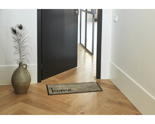 Fußmatte Schmutzfangmatte Emotion Home cm | 40x80 wood HORNBACH