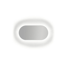 LED Badspiegel Denise Oval 45 x 90 cm IP 44-thumb-1