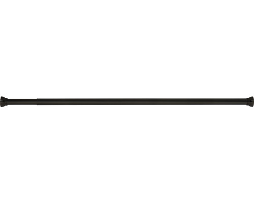 Duschvorhangstange spirella Kreta 125-220 cm schwarz matt