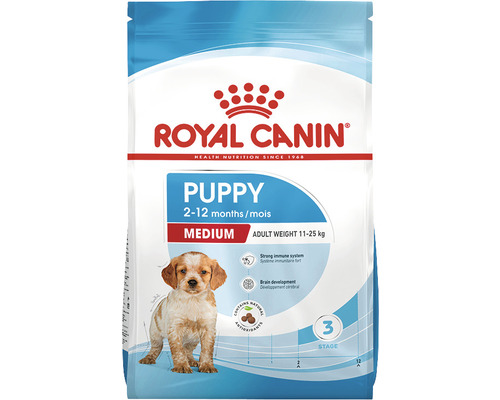 Hundefutter trocken ROYAL CANIN Medium Puppy Welpenfutter für mittelgroße Hunde 4 kg