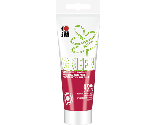 Green Series - Wasserbasierte Alkydfarbe 031 kirschrot 100 ml