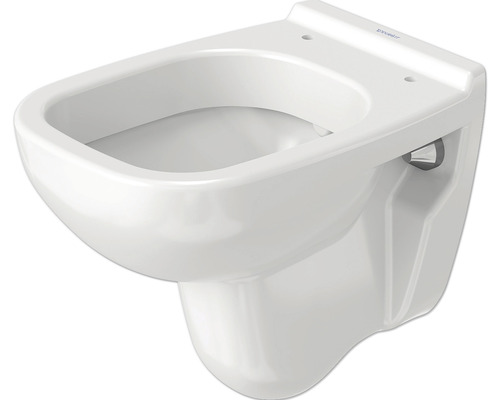 Wand-WC DURAVIT D-Code Tiefspüler mit Spülrand Kurz weiß ohne WC-Sitz 2211090000