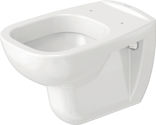 Wand-WC DURAVIT D-Code Tiefspüler mit Spülrand weiß ohne WC-Sitz 2535090000