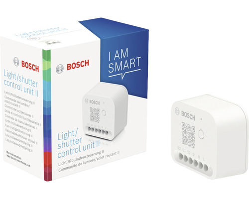 Smart Home Rollladensteuerung II Steuerungseinsatz Bosch weiß