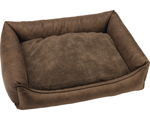 Hundebett beeztees Memory Foam Uma Braun 100 x 80 cm orthopädisches Bett zum entspannten liegen-0