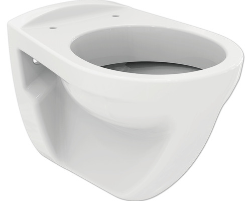 Wand-WC Ideal Standard Eurovit Flachspüler mit Spülrand Wassersparend weiß ohne WC-Sitz V340301